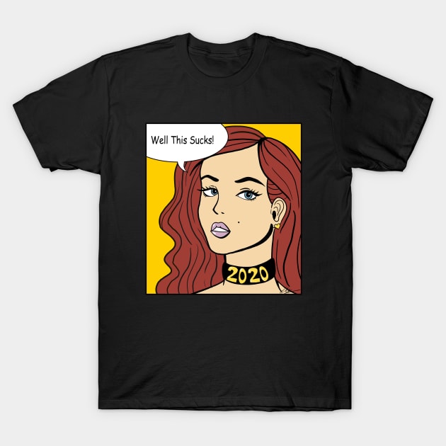 2020 Retro Comic T-Shirt by Ms.Tiny